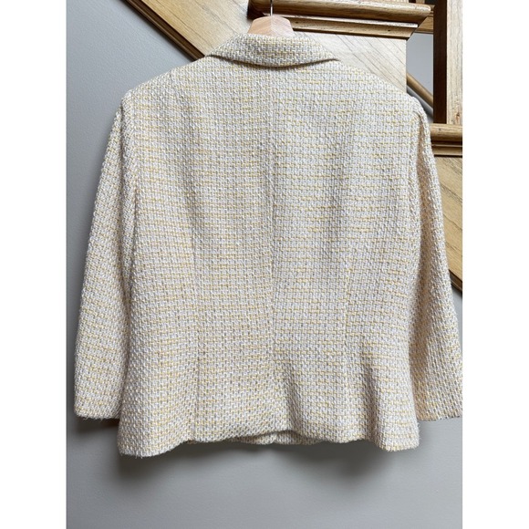 Kay Unger NY Women Tweed Skirt Suit Set 16 Church Wedding Old Money Quiet Luxury - Picture 8 of 16